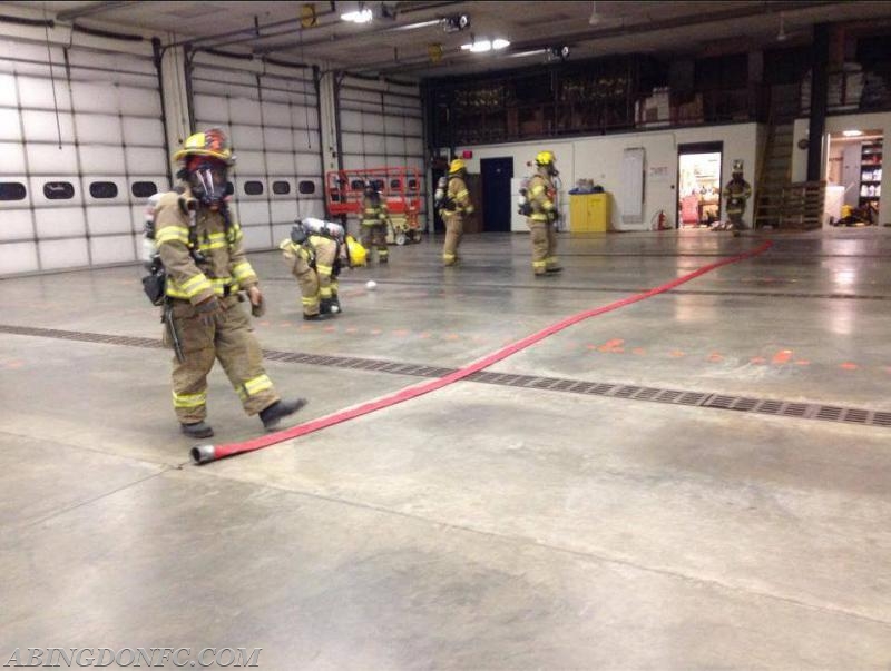 Members practice managing their air supply while having fun training by playing a friendly game of dodgeball